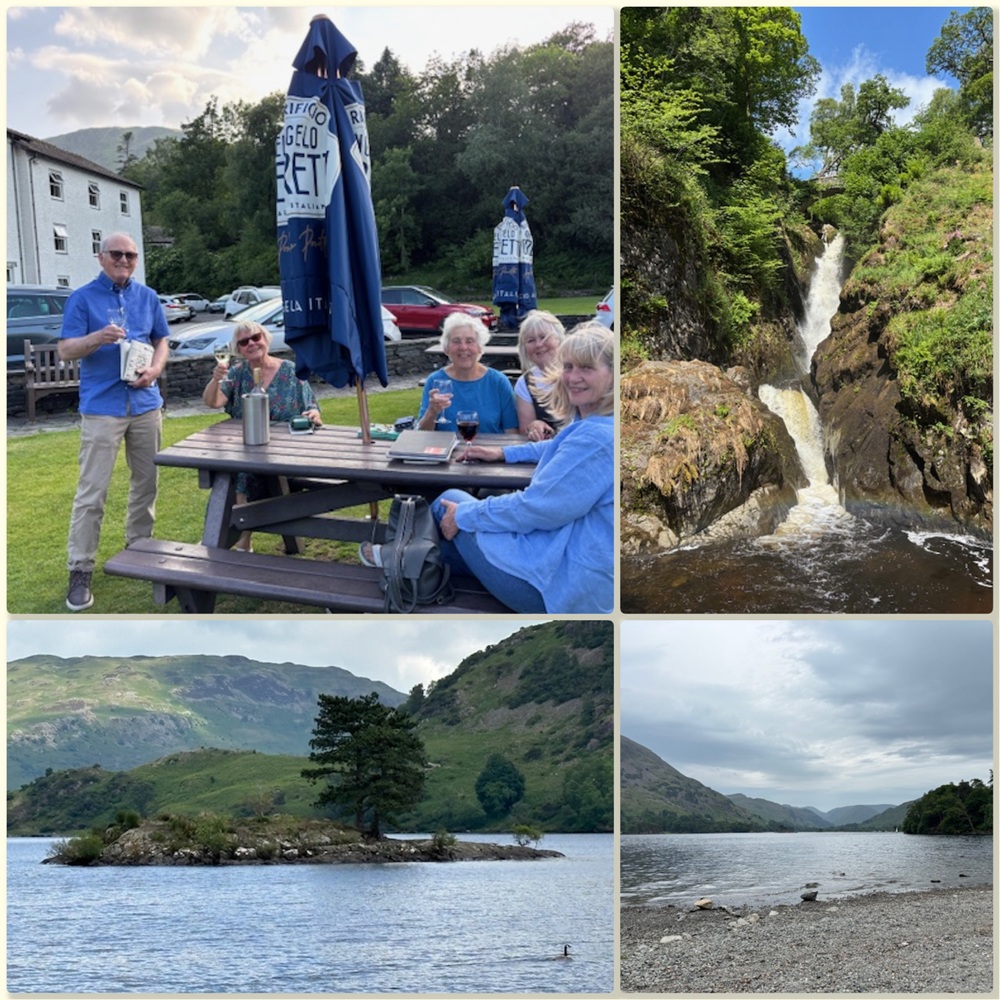 The Shropshire Art Society enjoying the Patterdale Paintaway 2025